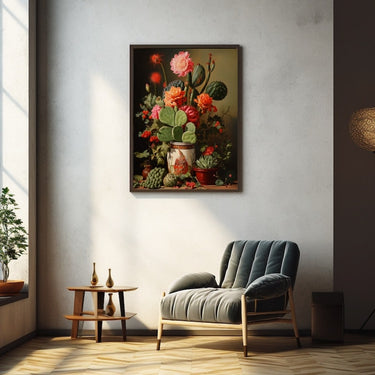 Potted Cactus Painting